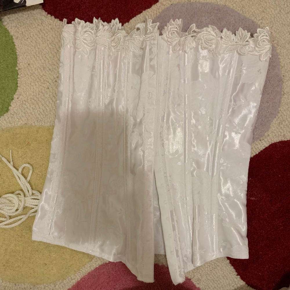 NWOT white corset